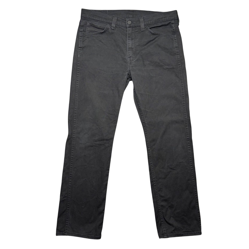 Levi's Pants Mens 32 Black 513 Slim Straight Denim Jeans 06990-110